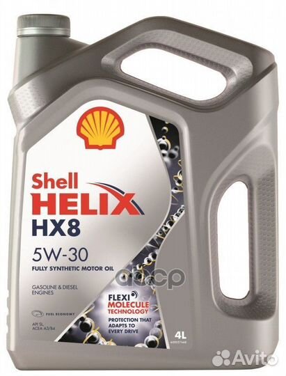 Shell синт. Helix HX8 Syn 5/30 4л Shell