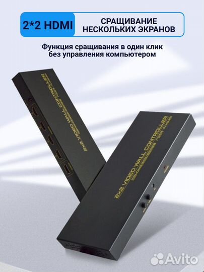 Hdmi видеостена 2x2