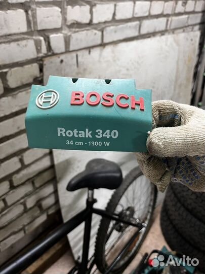 Газонокосилка bosch rotak 340