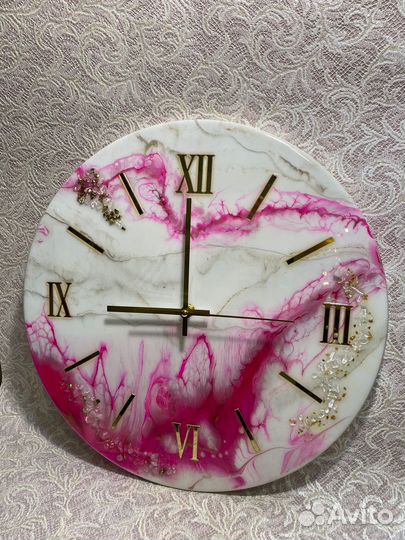 Часы из эпоксидной смолы