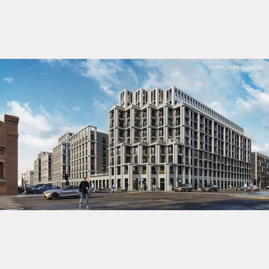 2-к. квартира, 66,3 м², 2/10 эт.