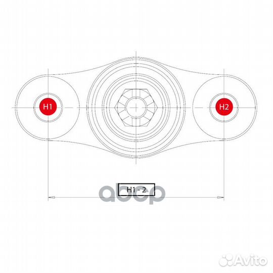 Шаровая опора нижн. CB0525 CTR