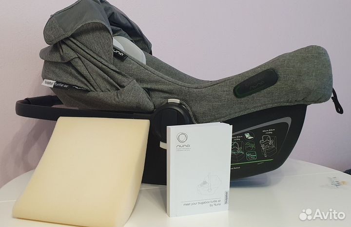 Автолюлька bugaboo turtle air by nuna,Grey Melange