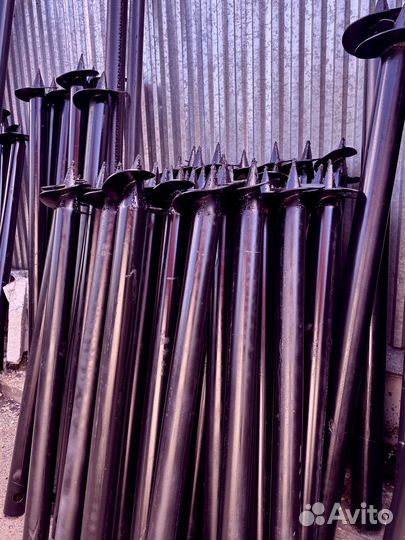 Монтаж винтовых свай