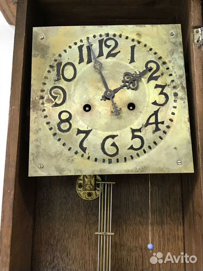 Антикварные немецкие часы с боем, XIX век