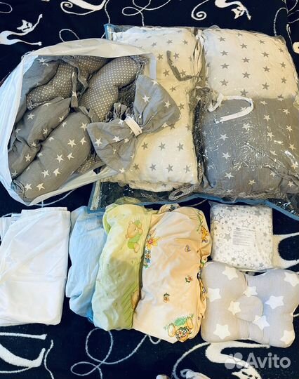 Бортики, комплект в кроватку