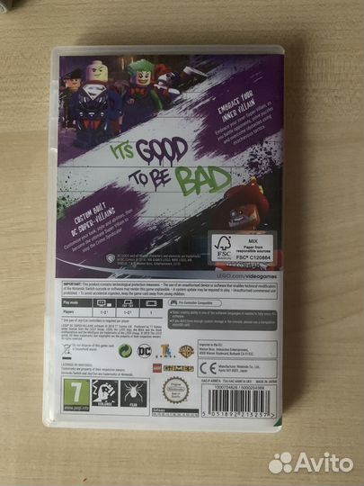 Игра (Lego DS Super Villains ) nintendo switch