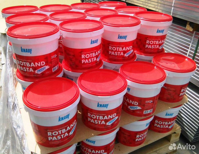 Шпаклевка готовая финишная кнауф Ротбанд Паста Про