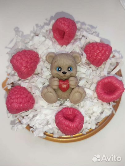 Мыло ручной работы мишки