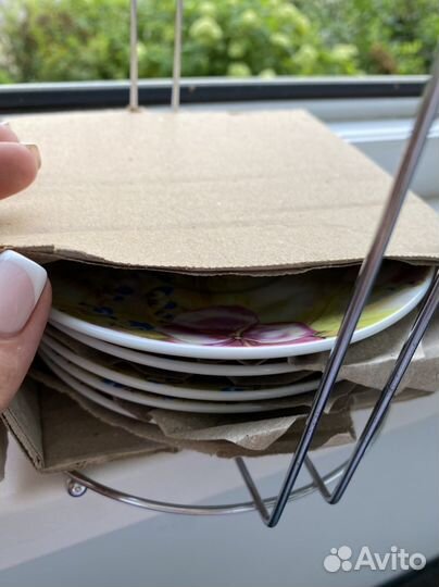 Набор чайный на подставке