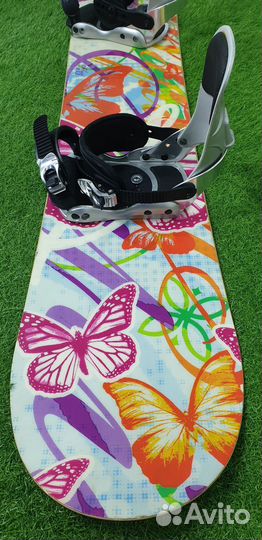 155 см сноуборд с креплениями