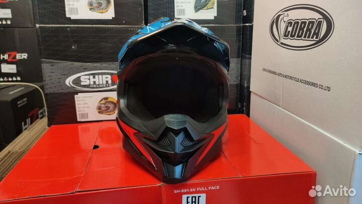 Cobra JK803 Мотокросс 55-58 Black/Orange