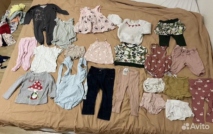 Большой пакте вещей на девочку