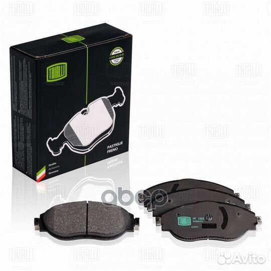 Колодки тормозные дисковые PF1805 Trialli