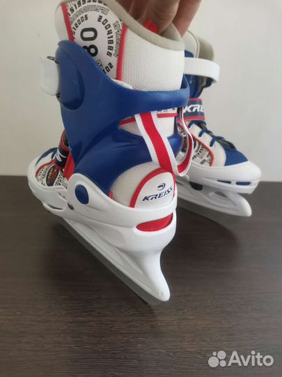 Коньки хоккейные раздвижные детские