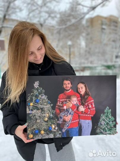 Портрет по фото / печать на холсте