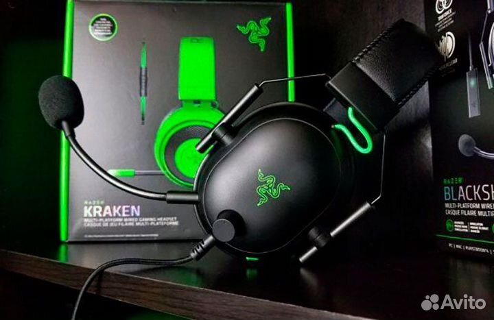 Наушники проводные Razer BlackShark v2