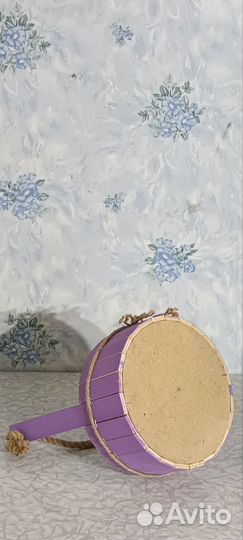 Деревянное кашпо