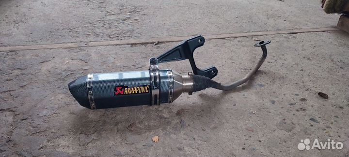Выхлоп на Yamaha jog AY01