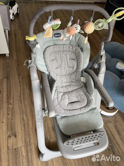 Стульчик для кормления chicco polly magic relax