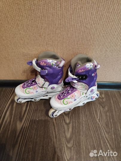 Роликовые коньки детские раздвижные