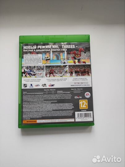 Игра NHL 18 (xbox ONE + русские субтитры )