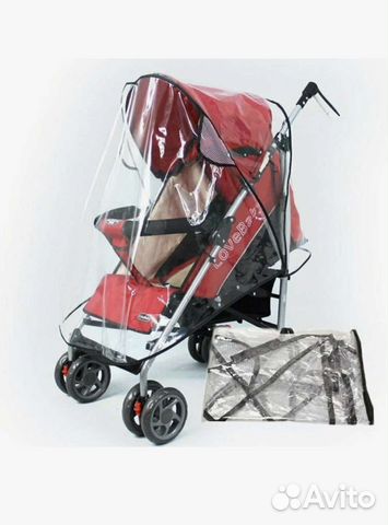 Дождевик для прогулочной коляски новый