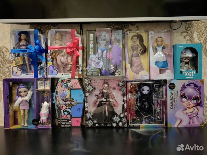 Rainbow high, Monster high, Shadow high