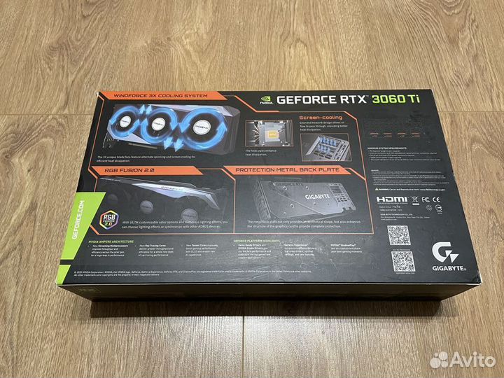Видеокарта Gigabyte RTX 3060Ti gaming OC PRO 8G
