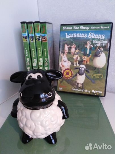 Копилка барашек Шон (+5dvd)
