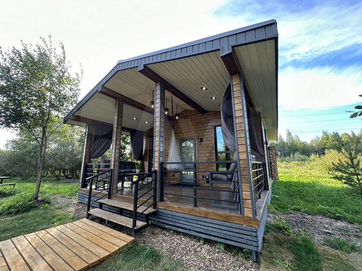 Коттедж 40 м² на участке 3 га