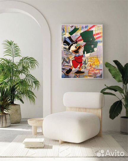 Картина скрудж макдак 30*40см