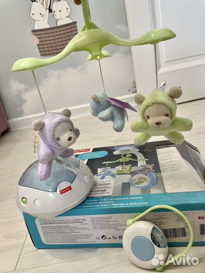 Мобиль на кроватку fisher price