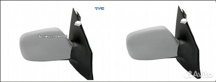 Зеркало правое Toyota Yaris 1 поколение