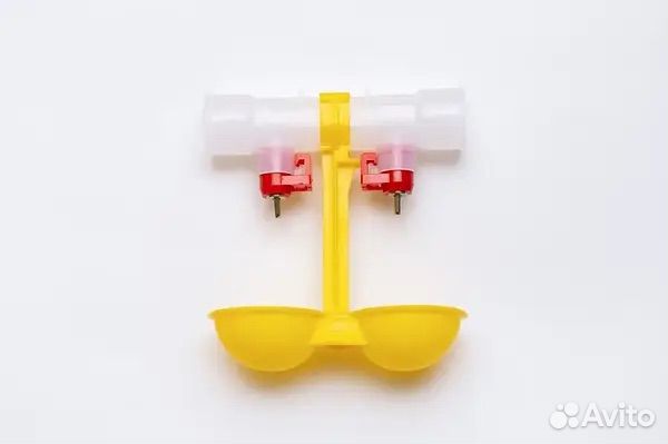 Ниппельная поилка двойная для кур нп18