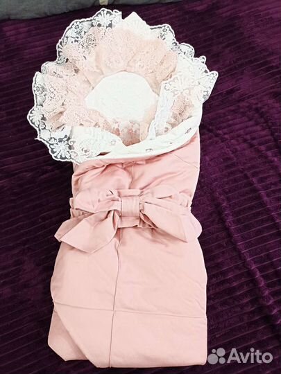 Конверт на выписку для девочки весна