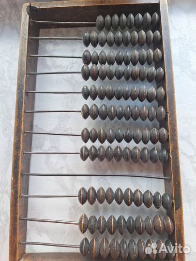 Счеты деревянные бухгалтерские и детские СССР