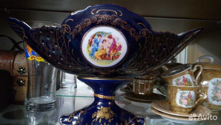 Ваза фруктовница,Германия,фарфор,Мадонна