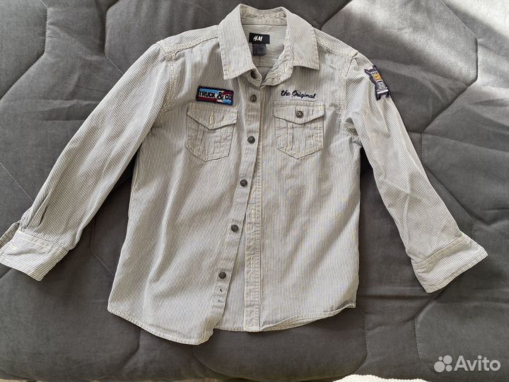 Рубашка на мальчика 116 hm