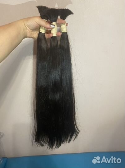 Волосы для наращивания черные