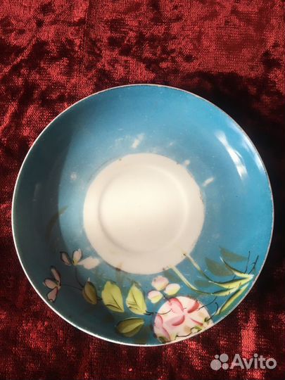Блюдце фарфор Кузнецова 1891-1917 гг