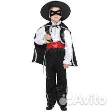 Карнавальный костюм зорро (без шпаги)