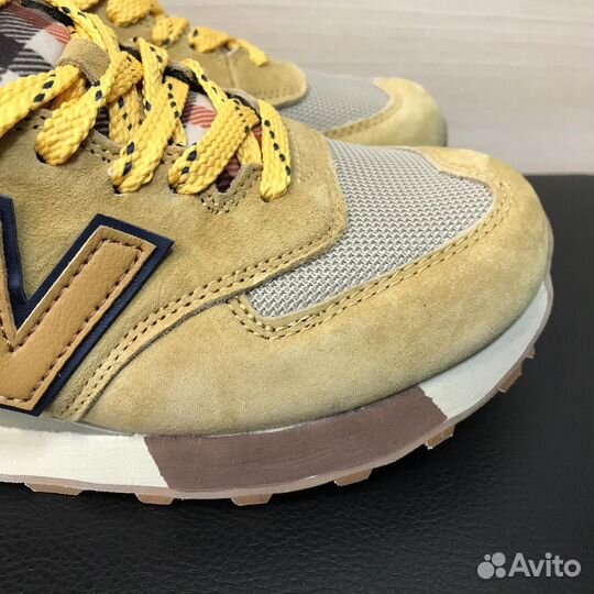 Кроссовки New Balance 574 желтые летние