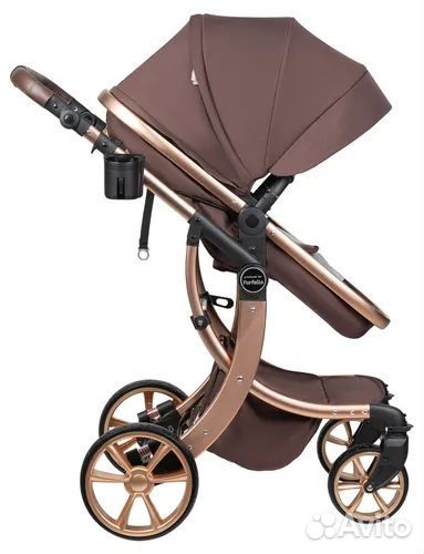 Коляска трансформер 2в1 Aimile Original New Gold