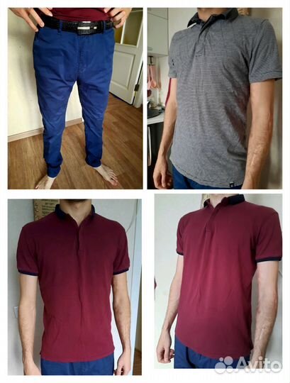 Брюки классические, поло