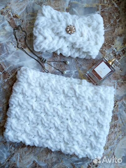 Снуд, повязка на голову, шапка