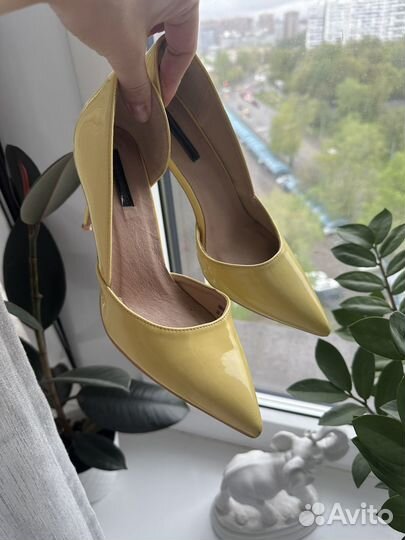 Лодочки желтые lost ink