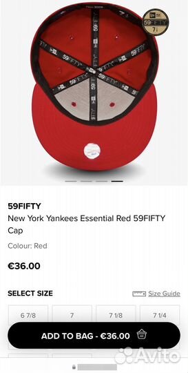 Бейсболка NYY