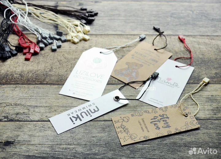 Бирки с логотипом