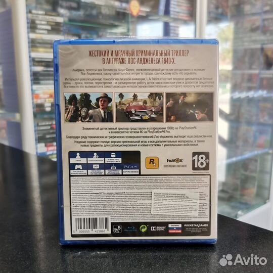 L A Noire PS4 (новый)